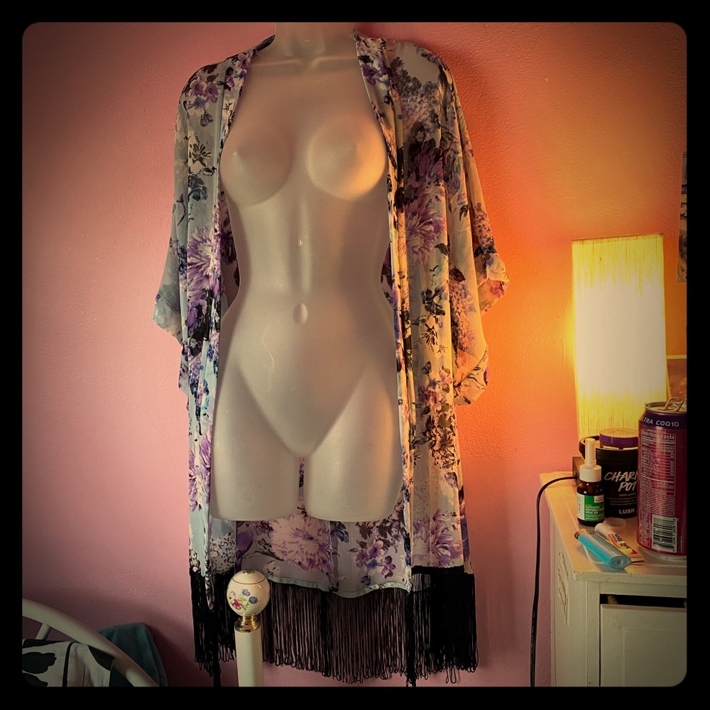 Apartment 9 Blue Floral Kimono